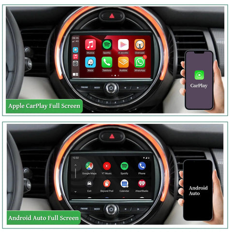 Mini Cooper 7 Inch Touch Screen Upgrade With Wireless CarPlay And Android Auto For F54 F55 F56 F57 F60 2013 To 2024 NBT System