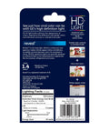 Back of Reveal HD Appliance Light Bulb 40 Watt, 320 Lumens, A15 Medium Base, packaging with product details