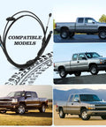 12477640 Gear Shift Cable Fits Chevy Silverado GMC Sierra 1500 2500 3500 Classic 1999 2007 Automatic Transmission Gearshift Cable Replacement 2 Pack Easy Install Durable with compatible vehicle models