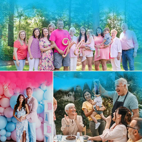 Game Changing Gender Reveal Prop Fake Fire Extinguisher Smoke Powder Canister For Vibrant Pink Or Blue Biodegradable Dust Baby Shower Essential Easy Peasy Setup Hits Different With Squad Approved Vibe