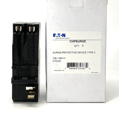 Super Reliable Plug On Neutral Type Two Surge Protective Device Two Pole For One Hundred Twenty To Two Hundred Forty Volt Systems With Ten Ka Rating And Plug In Easy Install