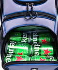 14 Way Divider Top Golf Cart Bag With Quiet Design cooler pocket with beverage cans
