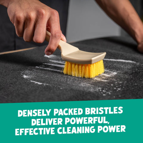 Heavy Duty Interior Carpet And Upholstery Detailing Brush With Durable Bristles For A Deep Clean Of Car Mats Seats And Fabric