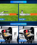 High Pressure Washer Ball Valve Kit With 5000 PSI Capacity, Three Eighths Inch Quick Connect Shut Off Ball Valve demonstration