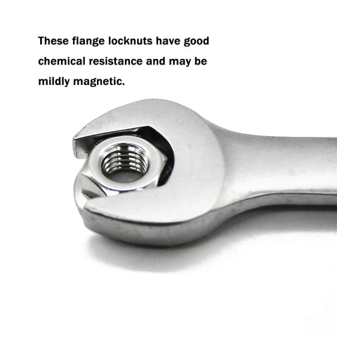 Din 6923 Serrated Hex Flange Nut Made From Tough As Nails 18 8 Stainless Steel 304 With Bright Finish Delivers Bomb Proof Anti Vibration Grip And Rock Solid Self Locking Action Stays Put Under Heavy Pressure No Matter What