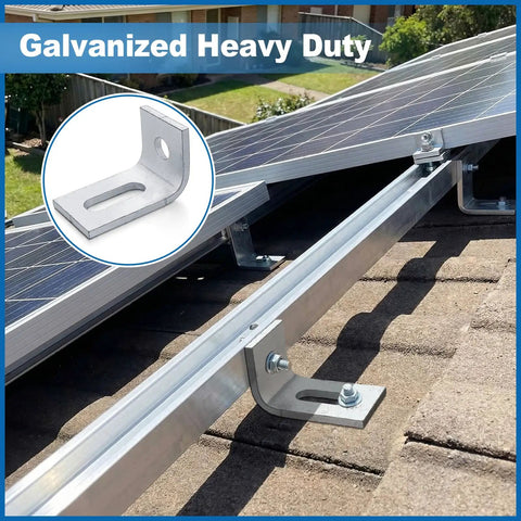 Straight Up Heavy Duty 20 Pack L Brackets For Standard Strut Channel Rack Supports Flat Out Durable Furniture Braces Built Different To Handle Massive Project Needs Without Breaking A Sweat