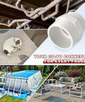 Five Pack One And A Half Inch PVC Pipe Fittings NPT Male Thread Adapters SCH40 Slip Coupling Connectors for versatile projects