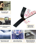 Heavy Duty Interlocking Reclosable Fastener Tape 1in by 2in Set of 10, High Temp 93C, Strong Adhesion SJ3560 Style Mounting Tape