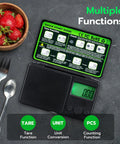 Tiny But Mighty Digital Pocket Gram Scale With 500 Gram Capacity And 0.01 Gram Precision Mini Kitchen Scale With LCD Display.