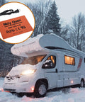 Automotive Silicone Battery Heater Pad With Smart Thermostatic Control And Uniform Heating Wires To Kickstart Your Daily Ride In Freezer Burn Temps Without Cranking Failures Or Dead Cells On Frigid Weekends on snowy RV