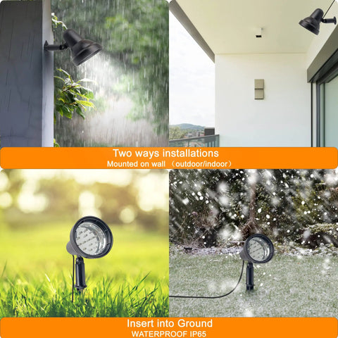 Solar Spotlight Outdoor Light Waterproof LED Flood Light Solar Powered With Separate Solar Panel And 16 Foot Extension