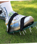 Eight-Piece Adjustable Lawn Aerator Shoes Straps For Garden Spiked Sandals, Easy Install No Slip, Slip-Resistant Fit