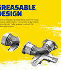 Greaseable Premium Universal Joint for Ram Trucks and SRT Viper, Heavy Duty U Joint Fit 2011 to 2018 Ram 1500 2500 3500 4500 5500 and 2013 to 2014 SRT Viper, Easy Install and Long Lasting Performance. Greaseable design with fitting hole