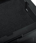 Premium Rotomolded Drum Set Case With Carpet Lined Interior And Removable Tray For Hardware Storage built for durability and protection.