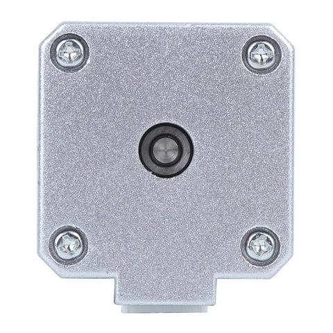Front view of 17HS8401 NEMA 17 High Torque CNC Stepper Motor Kit with 4 Pin Cable for precise motion and smooth operation.