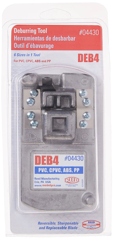 Packaging of Go To Deburring Tool For Plastic Pipes 1 1/4 To 4 Inches, Quick 3/32 Inch 15 Degree Chamfer