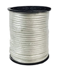 1/4 Inch Nylon Rope On 250 Ft Spool, Solid Braid Utility Cord for Indoor Outdoor Use, Heavy Duty UV and Abrasion Resistant