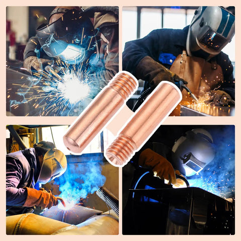 Top Tier Mig Welding Gun Kit Featuring 0.023 Inch Tips, Nozzles And Diffusers For Lincoln Magnum Tweco with copper welding tips.