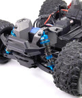 RC truck with 88mm RC Oil Shock Absorber Damper With Progressive Springs Set For Traxxas 1/16 Monster Trucks in black