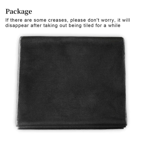 DIY Window Screen Replacement Mesh For Windows Doors And Patio, Adjustable Fiberglass Screen Roll, Tough Durable Charcoal Black Mesh, 39 By 106 Inches, Easy Cut Fit For Quick Home Screen Fix