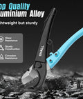 Pex Pipe Cutter With Quick Easy Grip For Fast Cuts Up To 1 3 8 Inch Tubing Aluminum Alloy Body Stainless Steel Blade For Clean Precision