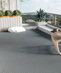 Grippy Non Slip 3x10 Ft PVC Wet Floor Mat With Drainage For Indoor Outdoor Use Ideal For Restaurants Kitchens Bars And Pool Areas Durable Odorless Anti Slip Matting In Grey on patio