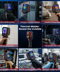 Go-To Handheld Thermal Camera With 512x384 Thermal Resolution And 256x192 IR used in various inspection scenarios