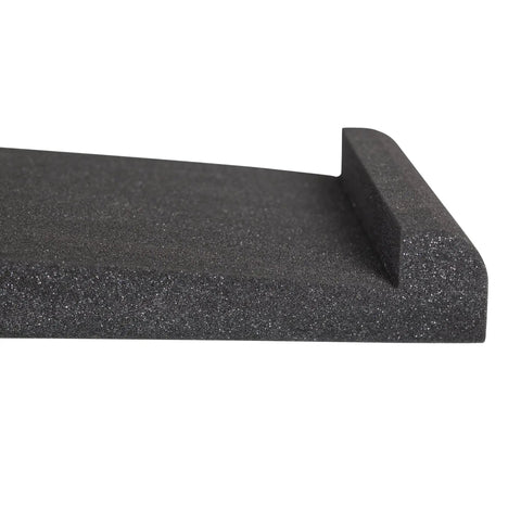 Close-up of foam speaker cushion from Pair Of Small Studio Monitor Isolation Pads With Removable Angled Inserts For 5 Inch Monitors