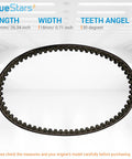 Durable 669mm CVT Drive Belt For 49cc 50cc GY6 139QMB Short Case Engines Fits Scooters ATVs 18mm Wide 30 Degree Teeth