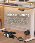 Tough As Nails 12V Hydraulic Linear Actuator at desk, showing smooth action and reliable hydraulic transmission.