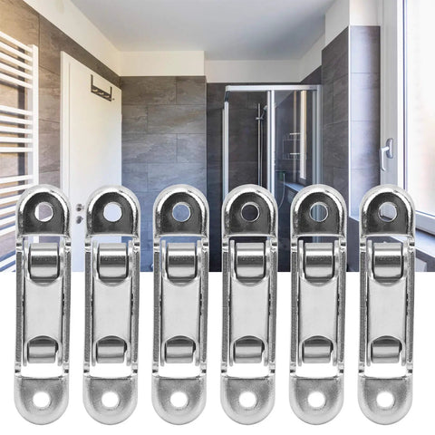 Rock Solid 20 Piece Heavy Duty Sliding Door Window Rollers Set Featuring 16 mm Double Flat Pulley Wheels in a modern bathroom setting.