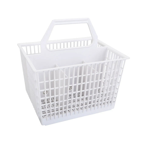 Dishwasher Silverware Basket Holder For WD28X265 Replacement, Universal Cutlery Organizer For Hotpoint And Kenmore, White