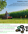 Transmission Seal Kit For ZT Series Lawn Tractors ZT 2800 ZT 3100 ZT 3400 Rebuild Ready Fits Hydro Gear 72994 71410 73107, seal rings laid out
