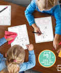 Children using Multiplication Practice 9x12 Small Whiteboard Dry Erase Sheets Pack of 10 Classroom Math Manipulatives for 3rd Grade