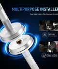 Close-up of Pro Grade 10 Piece Wheel Bearing Press Kit With Seal Driver And Universal Adapters showing dual-sided installer.