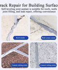 Heavy Duty Roof Sealant And Exterior Coating Delivers A Hella Tight Waterproof Barrier For Fast Crack Repairs With Zero Fuss on various surfaces.