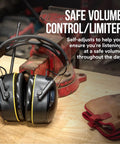 WorkTunes Connect Wireless Hearing Protector With Bluetooth Technology And AM FM Radio 26 Decibels NRR on workbench