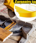 Tough As Nails Zero Clearance Tape For Miter Saw 20 Pack Self Adhesive Woodworking Gap Strips 2X14 Inch Yellow PVC on saw