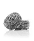 Stainless Steel Scrubbers Set 2 Count, Rust Resistant Heavy Duty Scrubbers For Pots And Pans, Grills, Ovens, Sinks And Tools