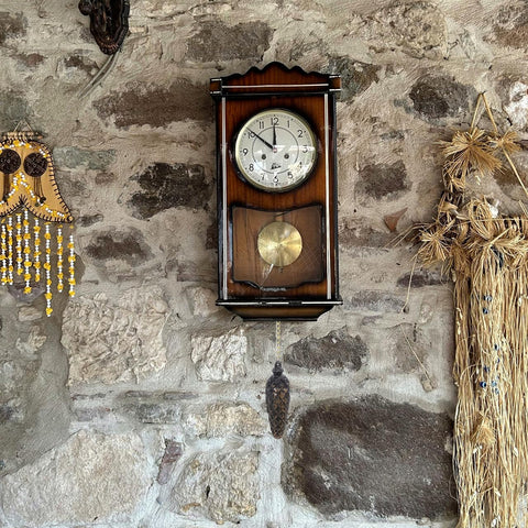 Two Pack Cuckoo Clock Decorative Weights With Chains For Mechanical Movement, Plastic Pendulum Kit For Home And Office Wall Art Decor, Vintage Charm Upgrade For Any Clock Display Easy Install