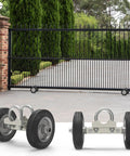 Six Inch Rolling Gate Wheel For Chain Link Fences And Sliding Gates Heavy Duty Steel Wheel With Two Rubber Wheels