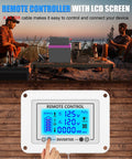 Remote control with LCD screen for Built Tough 3000 Watt Power Inverter Converts 12V Dc To 110V Ac With 6000 Peak Surge.