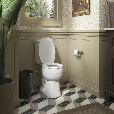 Hella Smooth Quiet Close Elongated Toilet Seat Featuring Dead Silent Lids And Grip Tight Hardware For Zero Slam Operation In Crisp White For Swift Bathroom Renovations