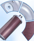 Exhaust Silencer For Air Compressors Dryers And Vacuum Pumps 1-1/2 Inch NPT Male Interface Heavy Duty Metal Housing