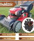 Lawn mower with Carburetor Kit Replacement for Vortex 150cc Lawn Mower Models 21445 21442 21465 With Air Filter And Cover