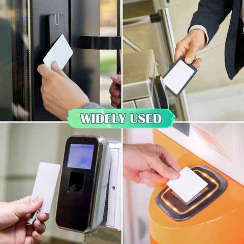 Writable 26-Bit CR80 Proximity RFID Cards 125KHz Weigand Prox Blank ISOProx 1386 1326 Compatible Printable Front And Back