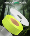 PLA Basic Refill Filament 1.75mm Black 1kg for Reusable Spools and Most 3D Printers, eco-friendly design over forest background