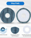 All In One Replacement Parts Kit For Eufy C20 Omni Robot Vacuum 23 Pack Includes roller brush four HEPA filters four mop pads