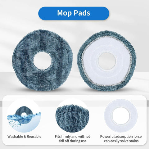 All In One Replacement Parts Kit For Eufy C20 Omni Robot Vacuum 23 Pack Includes roller brush four HEPA filters four mop pads