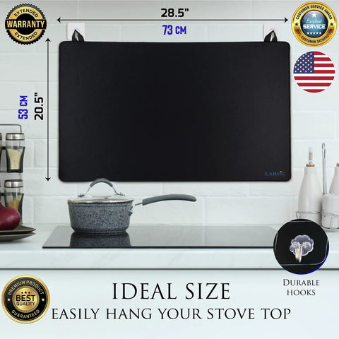Stove Top Protector Cover For Electric Cooktops And Laundry Area Keeps Your Kitchen Tidy Anti Slip Waterproof Pad 28.5x20.5